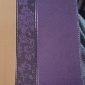 Barbour Purple and Tan Floral Design